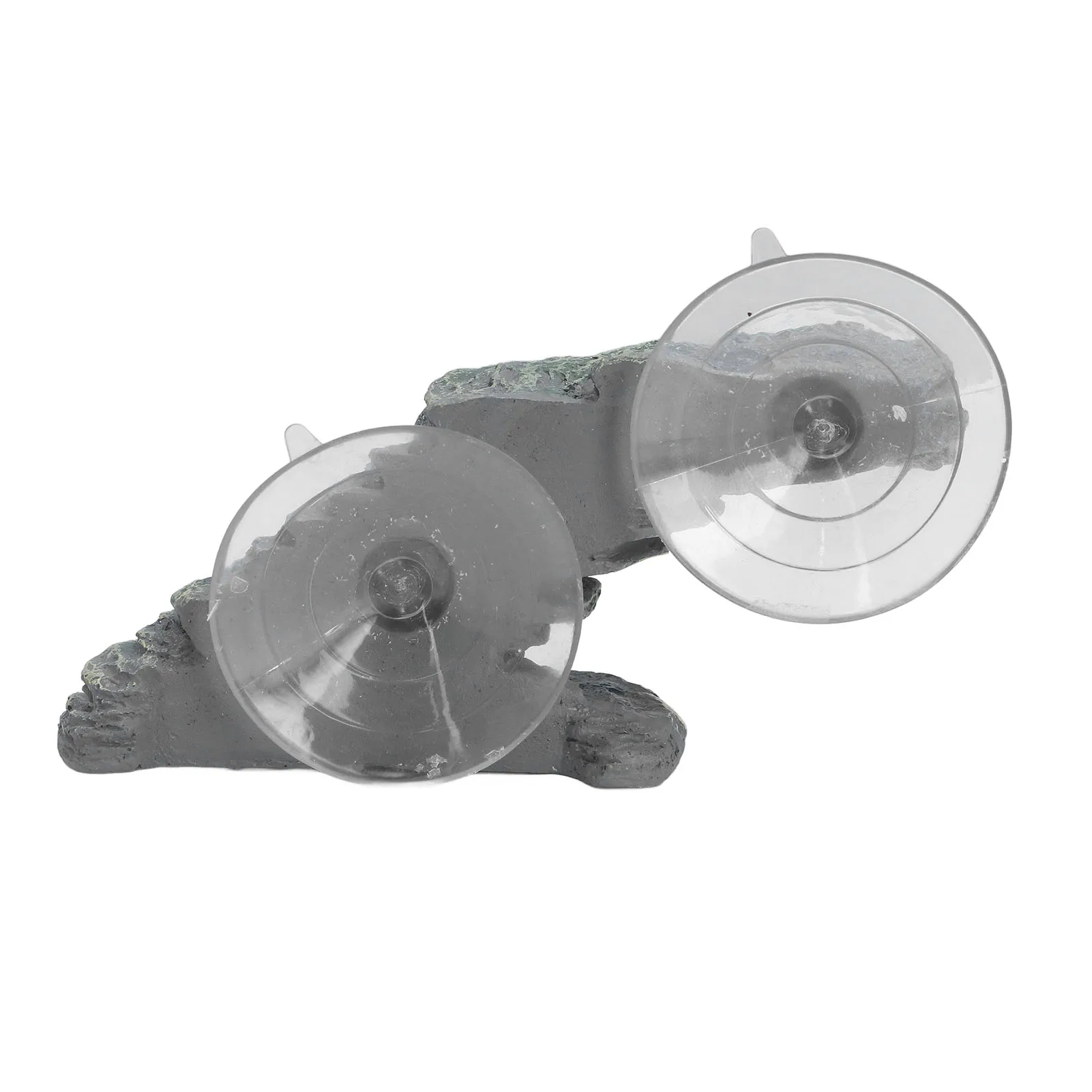 Tortoise Climbing Platform with Suction Cup Resin Lifelike Aquarium Rock Ornament Reptile Basking Dock Decoration for Fish Tank - Image 4