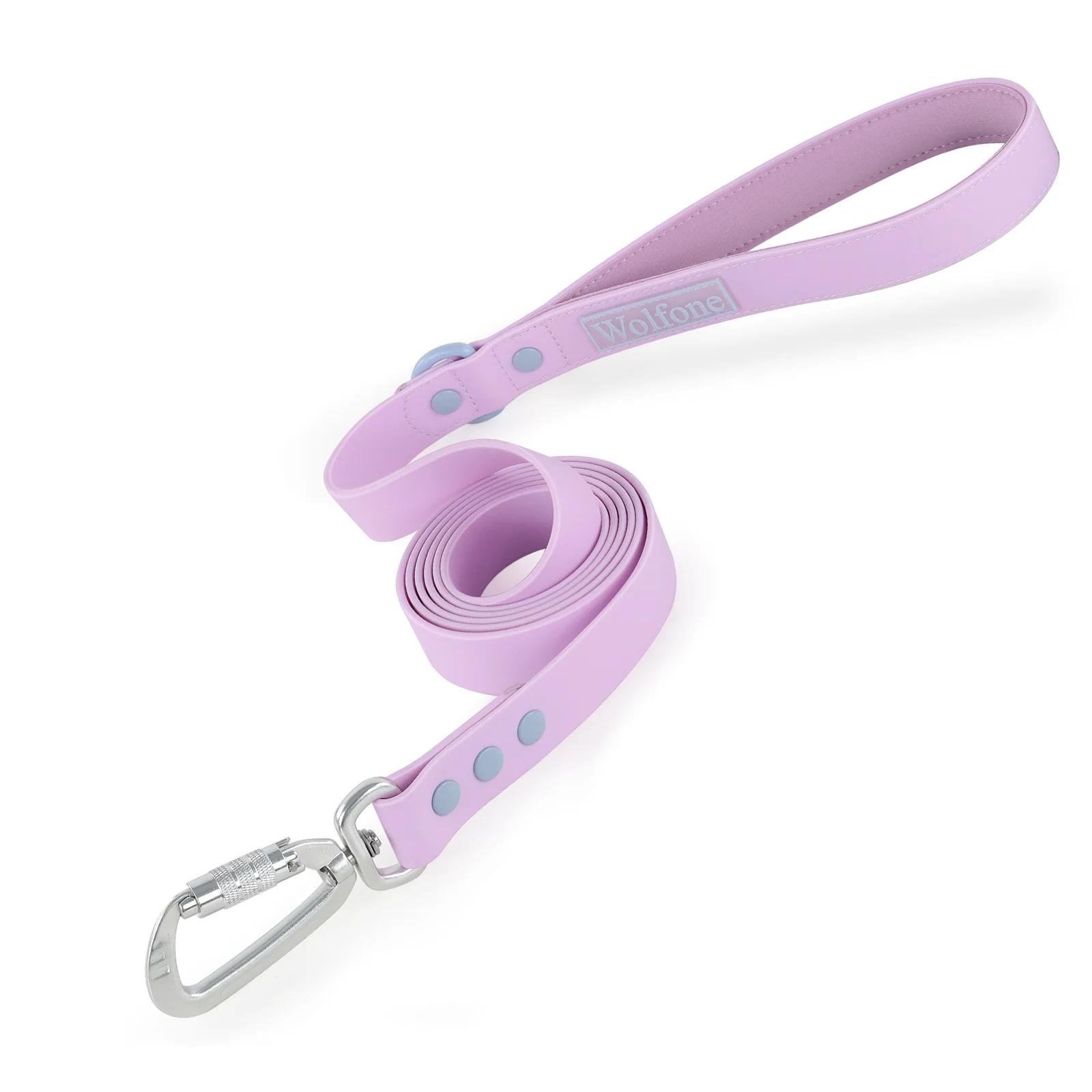 Color blocking rivet Big Dog Leash Handle and Luxury chocolate Universal for large medium and small dog leashes - Image 8