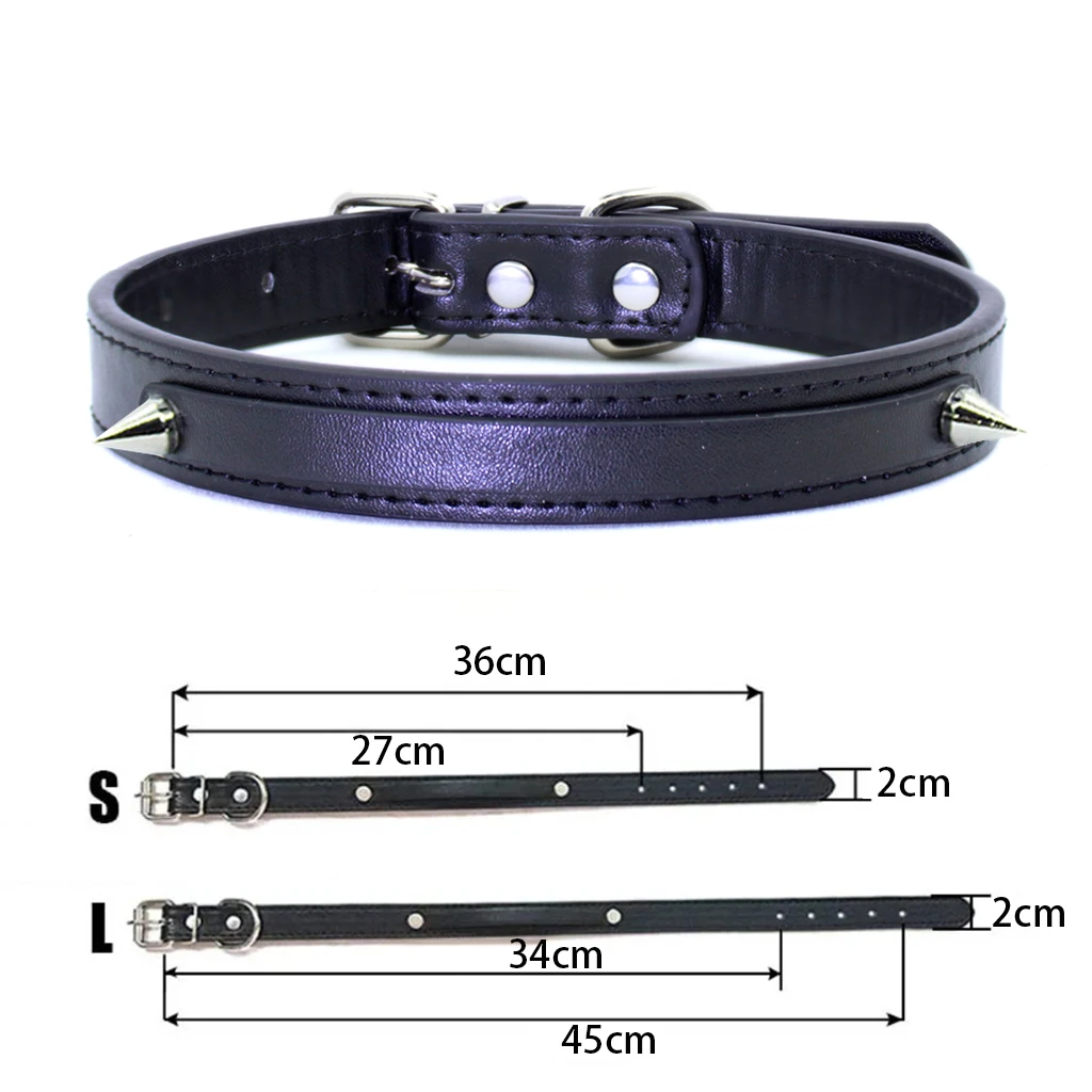 Rhinestone Leather Collar with Rivet Customized Letters Punk Sexy Choker Necklace Cosplay Jewelry for Men Women - Image 6