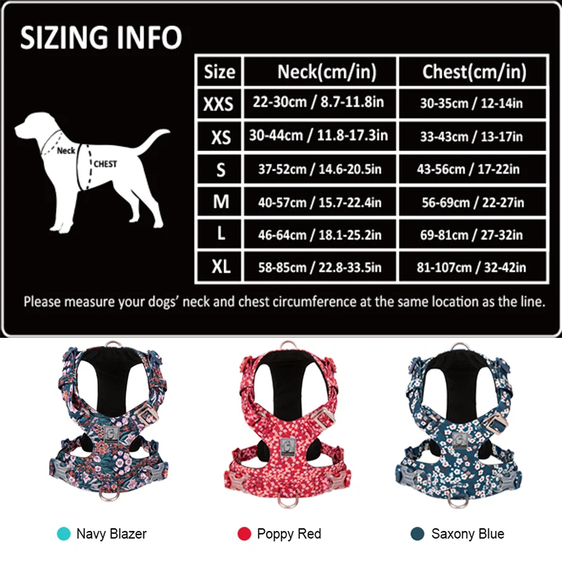 Truelove-cotton Pet Harness,Comfort Dog Harness, TLH6283 - Image 6