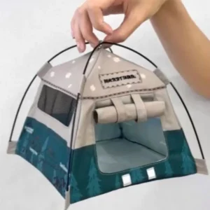 1:12 Scale Camping Tent Model Decoration Miniature Simulated Outdoor Tent Ornament Ob11 Doll Doll Small Tent Photo Props