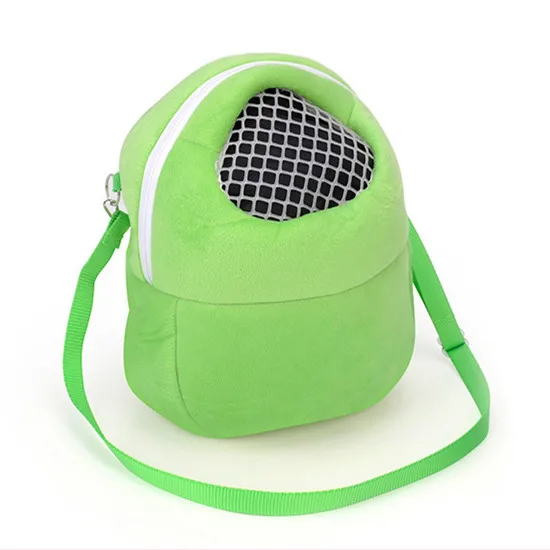 NEW Small Pet Carrier Rabbit Cage Hamster Chinchilla Travel Warm Bags Guinea Pig Carry Pouch Bag Breathable Pet Cage Rat Leash - Image 9