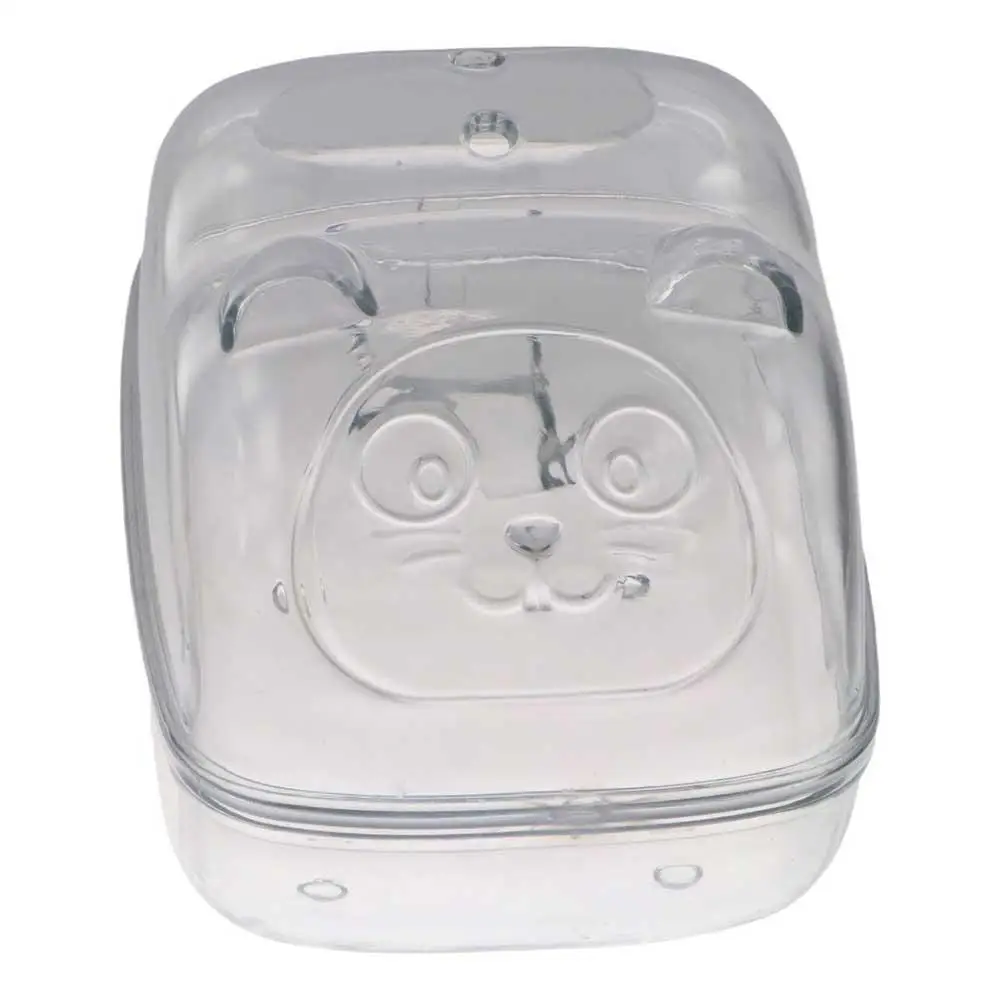 Chinchilla Transparent Bathtub Bathing Toilet Plastic Sand Bath Corner Litter Container Box Hamster Sand Bathroom Potty Trainer - Image 7