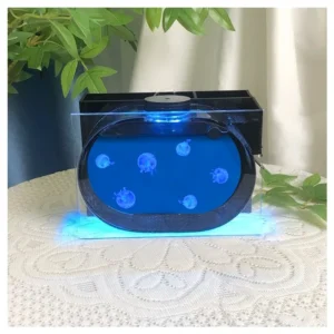 Mini desktop acrylic aquarium jellyfish tank Betta fish tank small aquarium USB power supply with Filter And LED Lighting