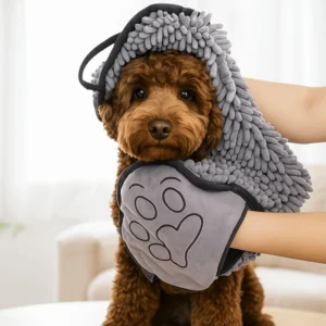 Super Absorbent Pet Bath Towel Soft Foldable Pet Bath Robe Large Skin-Friendly Quick-drying Cat Towels For Cats Dogs