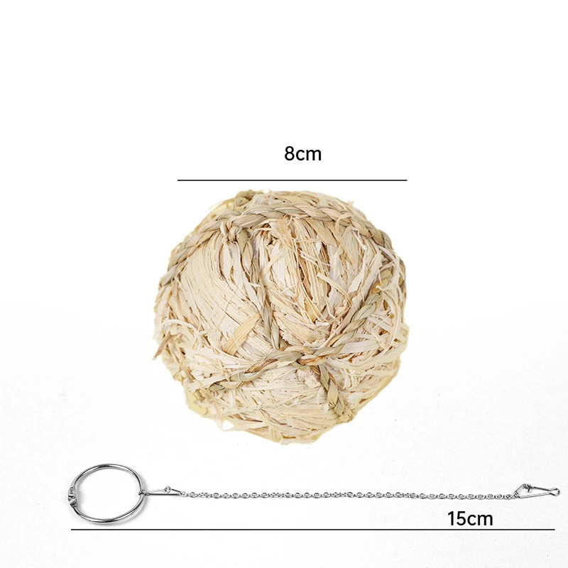 Training Bird Swing Biting Chewing Cage Toys Hanging Parrot Bird Molar Ball Toy Articles Parrot Bite Pet Bird Toy for Parrot - Image 8