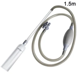 1.5m Aquarium Clean Fish Tank Vacuum Siphon Pump Cleaner Tool