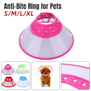Pet Neck Collars Colorful Elizabeth Circle Guard Collar Ring Cat Dog Anti-Bite Beauty Protective Shield Wound Cover Pet Products