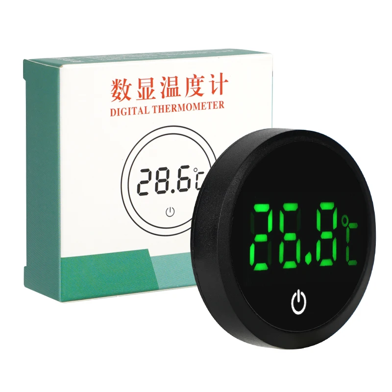 8 Styles Cordless Aquarium Thermometer Lcd Digital External Thermometer Glass Thermometer Fish Tank Mini Suction Cup Thermometer - Image 12