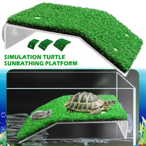S/M/L Size Turtle Platform Float Decoration Terraces Grass Ramp Reptile Resting Moss Island Aquarium Accessories Habitat Decor