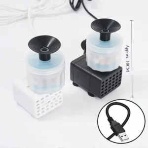 Pet Feeder USB DC 5V Water Pump Filter Dog Cat Water Dispenser Silent Submersible Pump Mini Filtration Device Waterer
