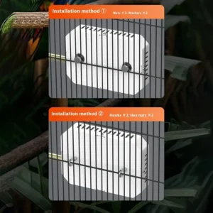 Thermostat Controlled Bird Cage Heater Safe Heating Lightless Design Parrot Cage Warming Panel Quickly Warm Anti Bite