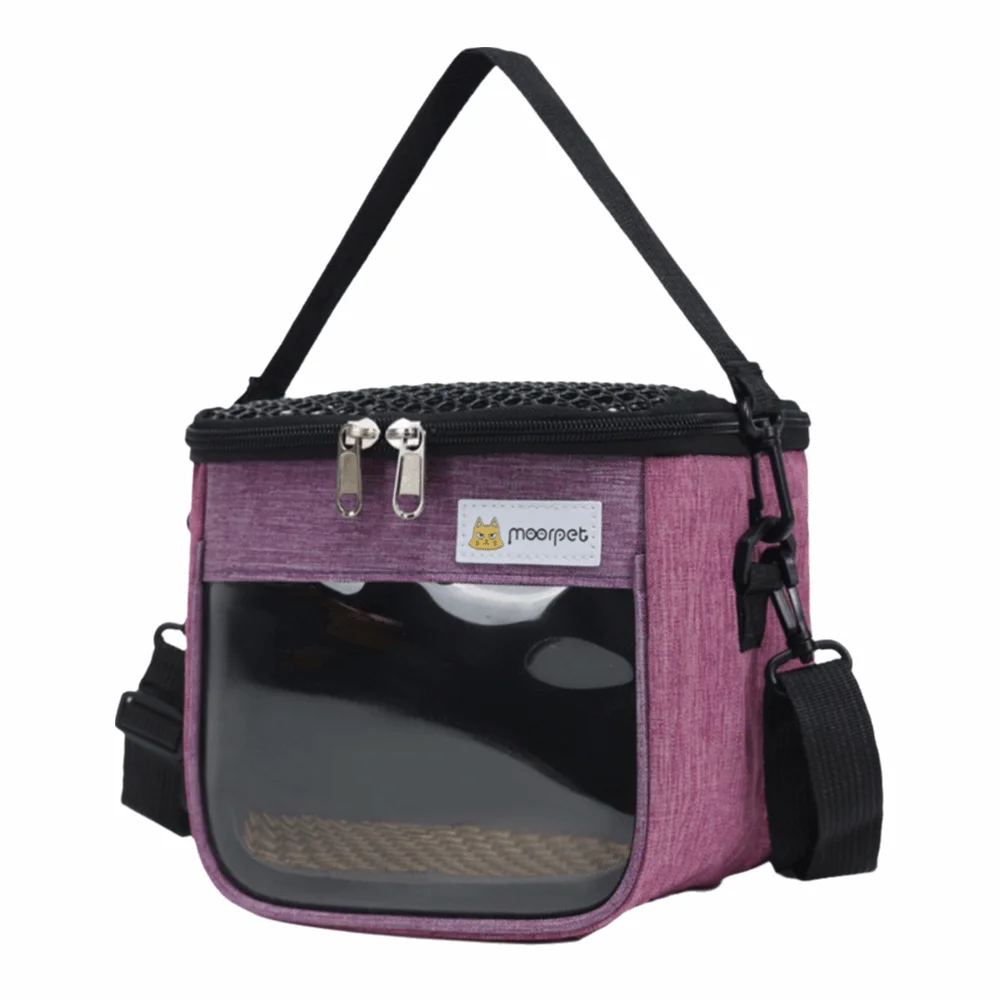 Fashion Portable Pet Takeaway Bag Clear View Handheld Chinchilla Outdoor Cage Oxford Large Space Pet Backpack Pet Supplies - Image 7