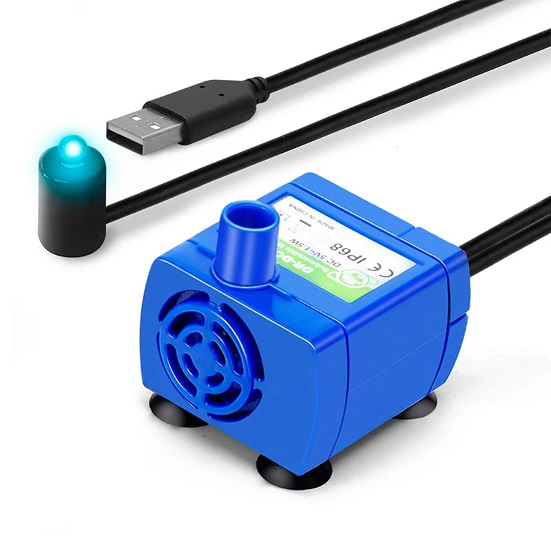 Mini DIY Low Noise Motor Pump 5V DC USB Water Pumps Accessories DR-DC160 for Pet Cat Drinking Bowl Water Dispenser Pet - Image 2