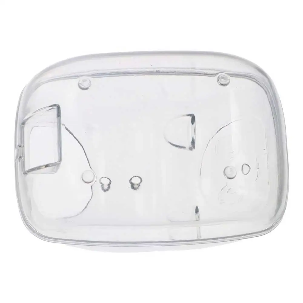 Chinchilla Transparent Bathtub Bathing Toilet Plastic Sand Bath Corner Litter Container Box Hamster Sand Bathroom Potty Trainer - Image 2