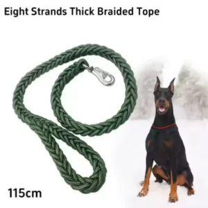 Nylon Dog Harness Leash Set for Medium to Large Dogs Pet Training Running Walking Safety Leashes Ideal for Mountain Climbing
