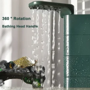 5 in 1 Wave Pumping Water Purification Turtle Aquarium Filter Low Water Suction Cycle Water Quality Deodorisation