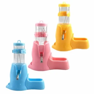 Steady Plastic Hamster Water Feeder 80ML Capacity Detachable Hamster Drinker Hamster Automatic Water Dispenser Hamster