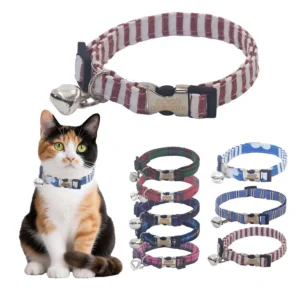 Personalized Cat Collar Dog Cats ID Collars With Bell Free Engraving for Cats Small Dogs Chihuahua Kitten Necklace