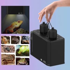 Sun Lamp Heating Pet Reptile Turtle Feeding Box Rainforest Tank UVB Integrated Lampshade Lighting Shades Lizard Turtle Breeding