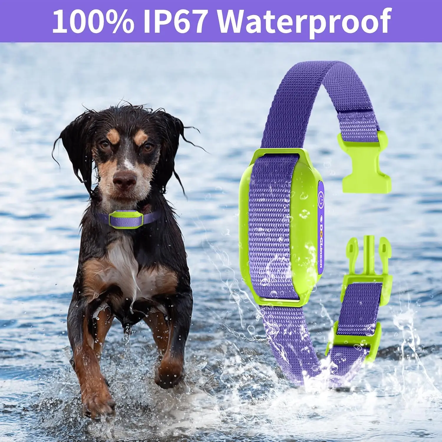 Vibrating Dog Collar with Remote 2800Ft ,No Shock Dog Training Collar IPX7 Waterproof Vibration Collar For All Dogs No Prongs - Image 5