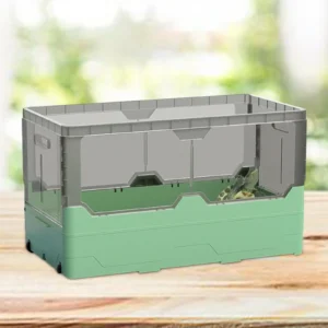 Reptile Habitat Turtles Tank Aquarium Indoor Decor Reptile Tank for Small Creatures Terrapin Pet Turtle Resting