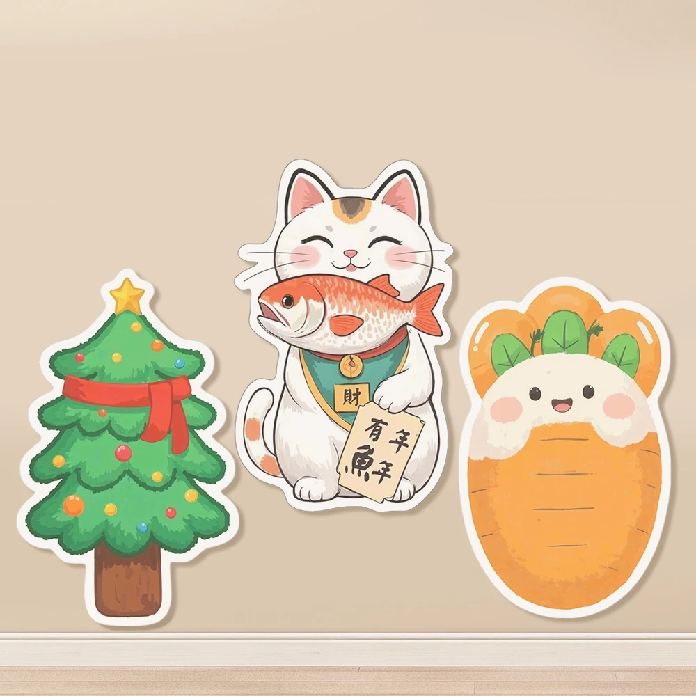 Self-Adhesive Cat Scratching Mats Cartoon Christmas Tree Carrot Cats Scratcher Pad Anti Cat Scratch Sofa Protection Pet Supply - Image 6