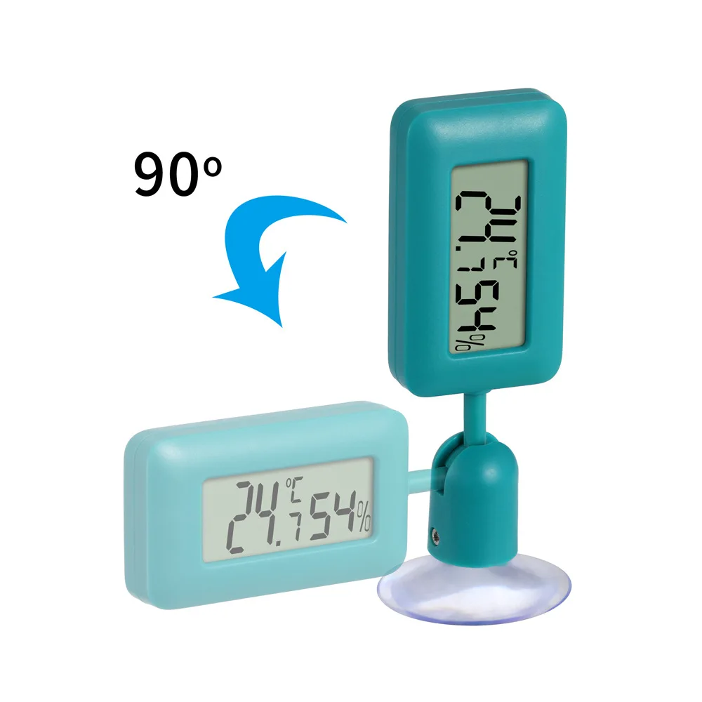Mini Digital Reptile Thermometer 360 Degree Rotating Luminous Suction Cup Hygrometer For Lizards Snakes Spiders Accessories - Image 5