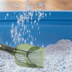 Cat Litter Scoop ABS Material Filter Shovel Ergonomic Non-Slip Handle Wide Mouth Pet Litter Cleaning Tool Cat Scooper Shovel