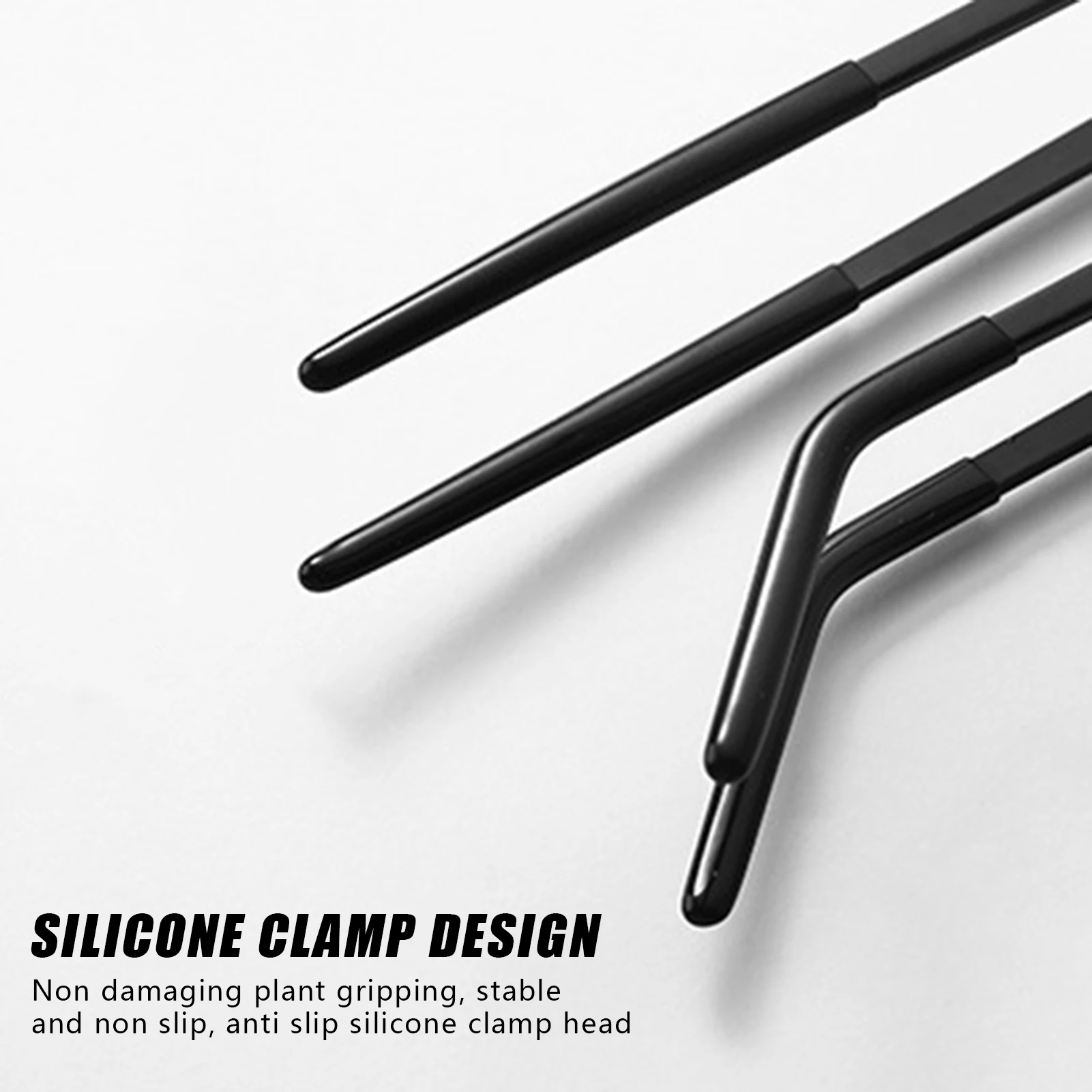 4pcs Reptile Feeding Tongs Aquascaping Tools Set for Pets Crab Turtle Planting Tweezers Stainless Steel Pet Feeding Clamp - Image 5