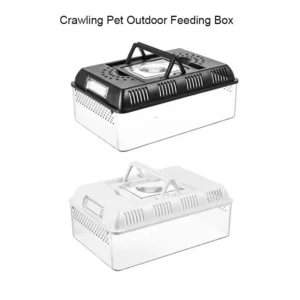 Outdoor Reptile Pet Breeding Box Crawling Pet Feeding Box Lizard Silkworm Scorpion Beetle Insect Box Pet House Acrylic Cage