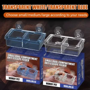 Pet Reptile Feeding Water Food Bowl Worm Dish Ceramic Pet Bowls with Suction Sup Anti-Escape Reptile Food Container Pet Supplies