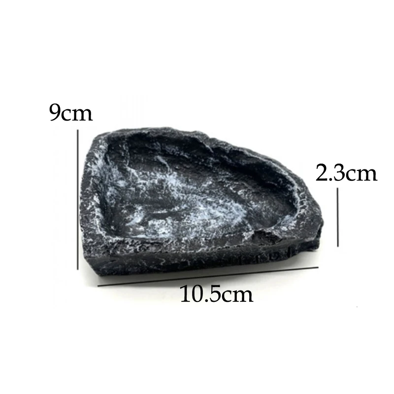 Imitation Stone Bowl Reptile Pet Feeding And Water Bowls Safe And Durable Ideal For Bearded Dragons And Other Small Reptiles - Image 8