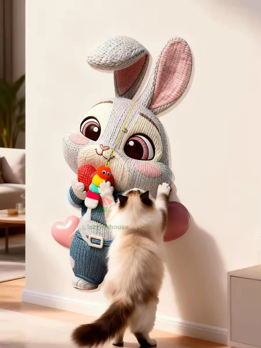 Cat Scratch Sofa Mat Self-Adhesive Cat Carpet Mat Prevent Cat Scratcher Furniture Couch Corner Wall Protector Cat Scratcher Mat - Image 2