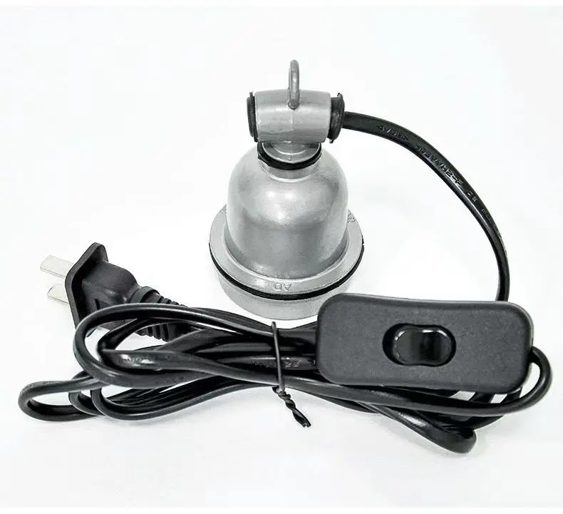 E27 Pet Reptile Heating Lamp Holder & Power Cord Control Switch Piglet Chicken Brooder Heating Spiral Light Socket - Image 7