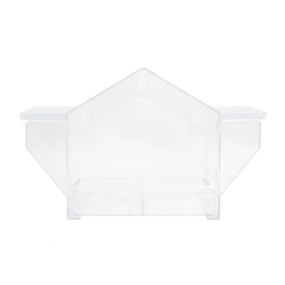 Clear Window Birds Feeder Squirrel-Proof Spacious Birds Feeding House with Suction Cup Bird Feeding Trays - Image 7