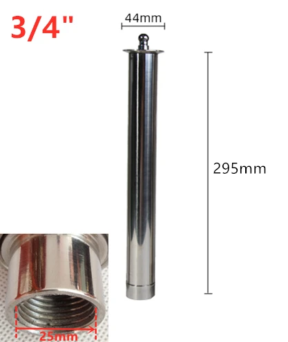 1/2" 3/4" 1" Brass Stainless Steel Mushroom Fountain Nozzles Garden Sprayer Head - Image 13