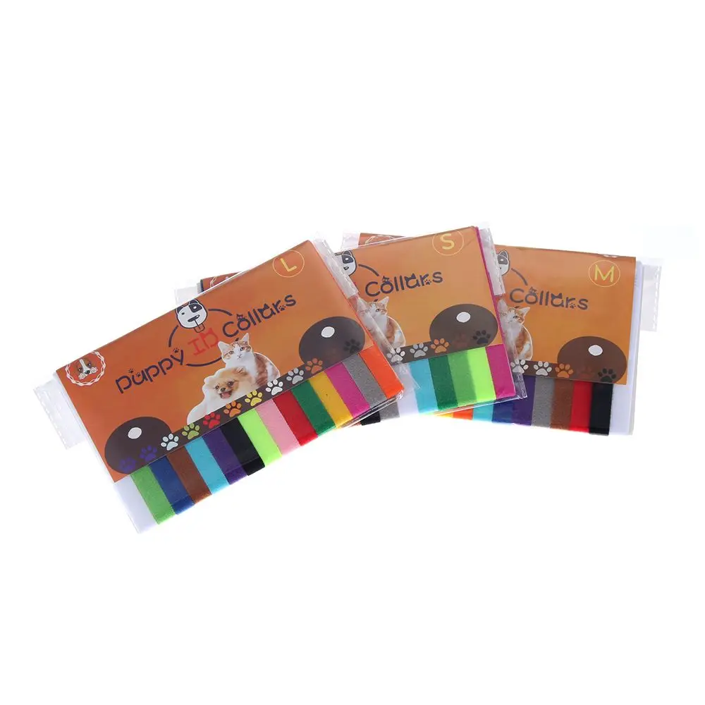 15PCS Puppy Newborn Pets Identify Collars Adjustable Nylon Small Dog Collars Kitten Necklace Whelping Puppy Collars Pet Supplies - Image 4