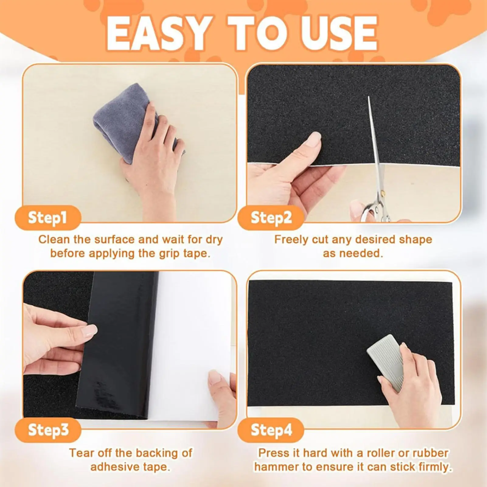 Dog Nail Scratch Board Adhesive Cat Scratching Pad Cat Scratching Emery Paper For Pet Parents Trainers Animal Lovers Apartment - Image 5