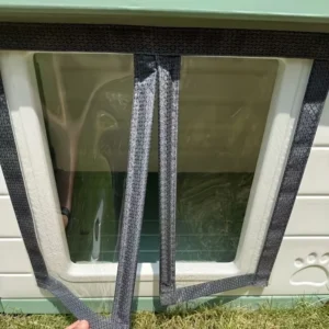 Outdoor Dog House Cat House Door Curtain Thick Windproof Pet Door Cover Door Panel For Small Dogs/Cats Easy Installation30x40cm