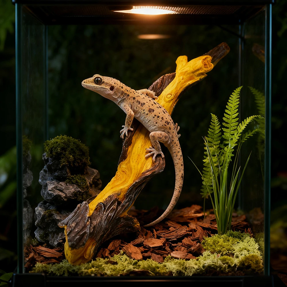 1PC Simulated Tree Branch Climbing Model for Lizard Gecko Reptile Terrarium Rainforest Landscape Decoration Aquarium Accessories