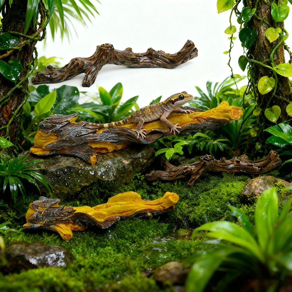 1PC Simulated Tree Branch Climbing Model for Lizard Gecko Reptile Terrarium Rainforest Landscape Decoration Aquarium Accessories - Image 4