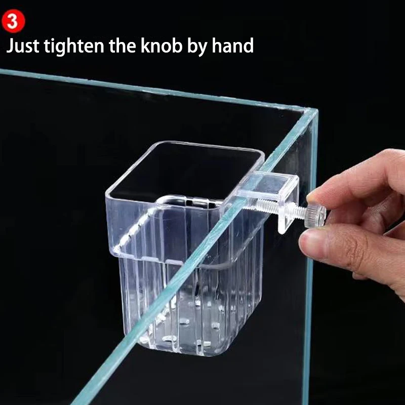 Multifunctional Fish Aquarium Water Grass Planting Cup Breeding Isolation Box Fish Tank Hydroponic Plants Fish Tank Landscaping - Image 3