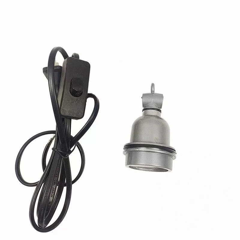E27 Pet Reptile Heating Lamp Holder & Power Cord Control Switch Piglet Chicken Brooder Heating Spiral Light Socket - Image 4