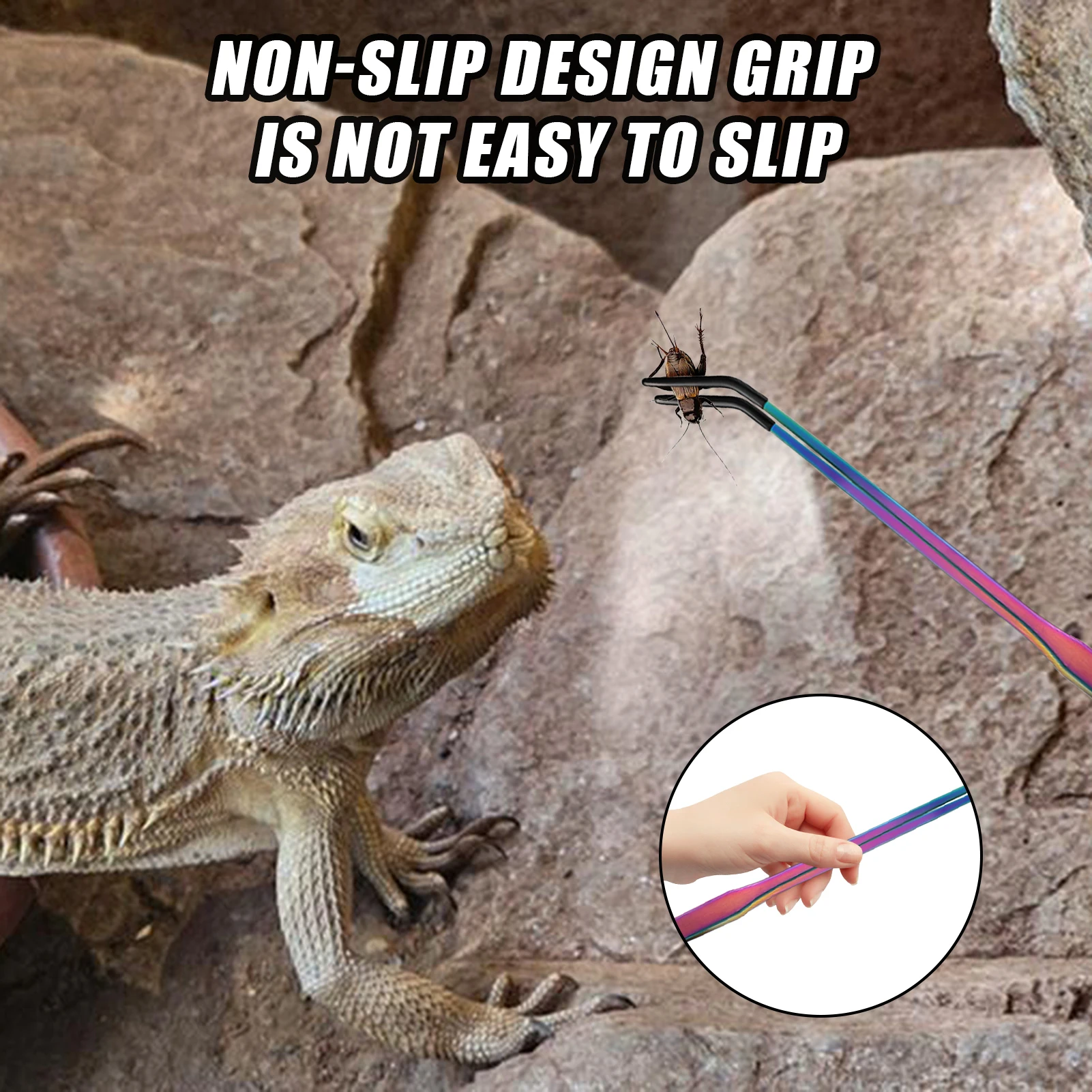 4pcs Reptile Feeding Tongs Aquascaping Tools Set for Pets Crab Turtle Planting Tweezers Stainless Steel Pet Feeding Clamp - Image 2