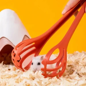 1Pcs Hamster Clip Mousetrap Anti-Bite Long Handle Breathable Clip Small Animals Life Interactive Toys Pet Clean Accessories