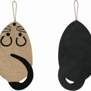 Cat Scratching Pad Funny Mouse Shape Scratch Pad Non-Slip Cat Floor Scratching Pad Rug Hanging Cat Scratching Board Sisal Pad In
