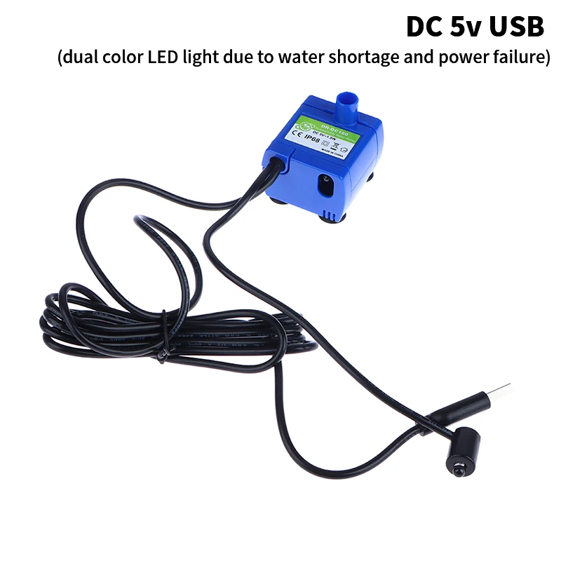 Mini DIY Low Noise Motor Pump 5V DC USB Water Pumps Accessories DR-DC160 for Pet Cat Drinking Bowl Water Dispenser Pet - Image 8