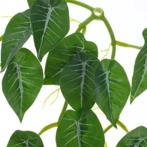 Portable Lightweight Reptile Tank Plants with Suction Cups Fake Terrarium Decor for Lizards Geckos Turtles Artificial Climbing