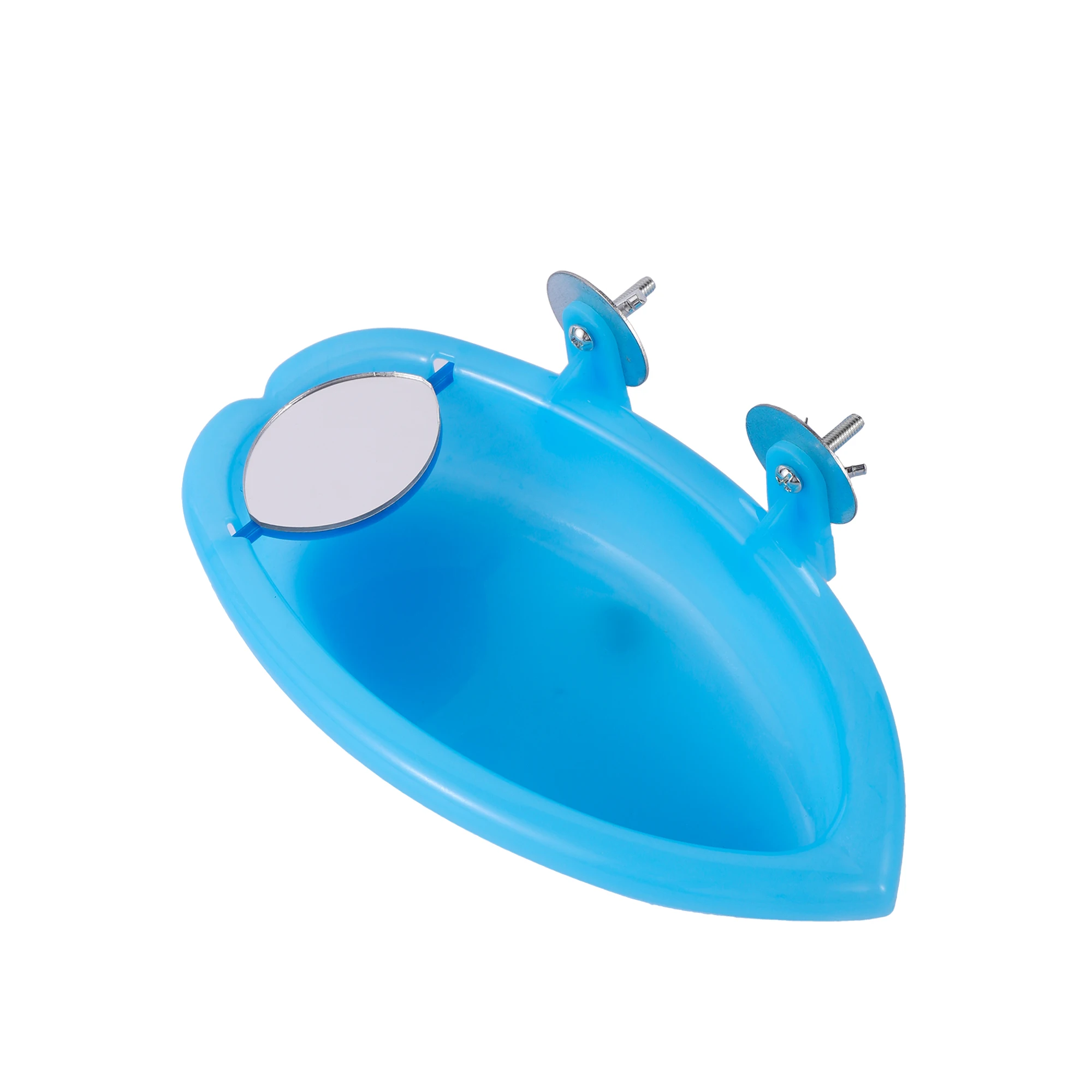 Pet Bird Bath Cage Parrot Bathtub With Mirror Bird Cage Accessories Shower Box Small Parrot Cage Pet Toys Bird Accessories 1 Pc - Image 6